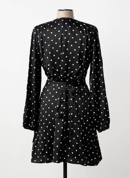 Robe mi-longue manches longues manches longues noir MOLLY BRACKEN femme