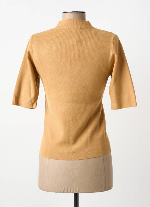 T-shirt coupe cintrée manches courtes marron MOLLY BRACKEN femme