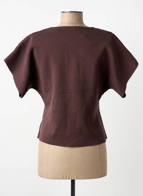 Veste casual coupe cintrée marron MOËWY femme