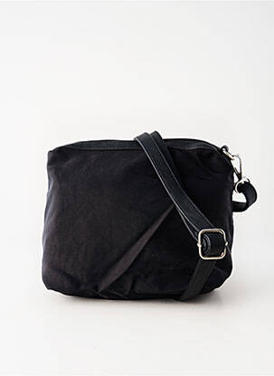 Sac bandoulière réglable forme rectangulaire noir JESS femme