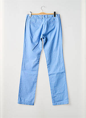 Pantalon chino tissage popeline taille normale bleu TOMMY HILFIGER femme