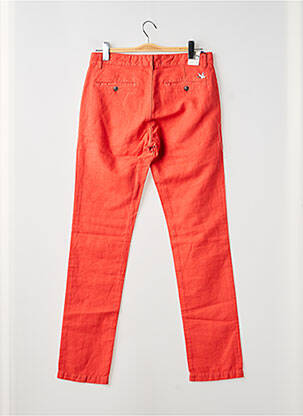 Pantalon chino poches taille normale orange CHEVIGNON homme