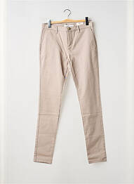 Pantalon chino stretch taille normale beige CELIO homme