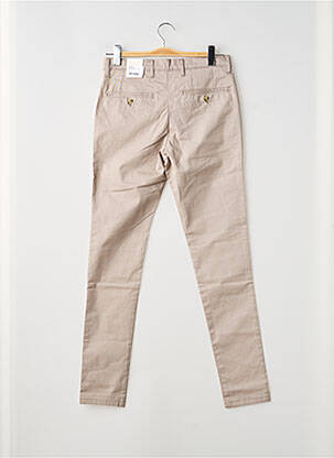 Pantalon chino stretch taille normale beige CELIO homme