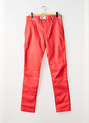Pantalon chino poches taille normale orange CHEVIGNON homme