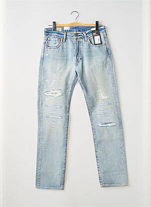 Jeans coupe droite fermeture boutonnée sur le devant taille normale bleu LEVIS homme