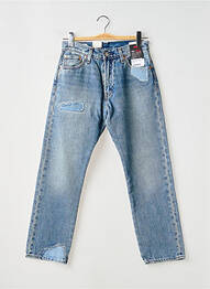 Jeans coupe droite effet usé délavé taille normale bleu LEVIS homme