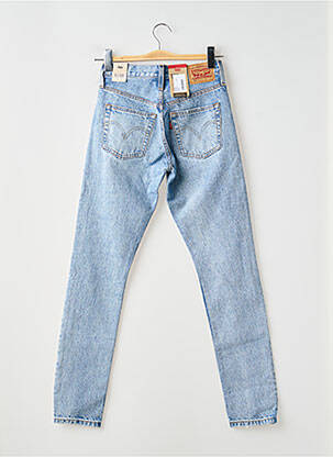 Jeans coupe slim effet usé délavé taille normale bleu LEVI'S femme