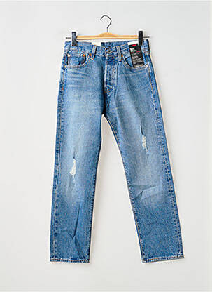 Jeans coupe droite fermeture boutonnée sur le devant taille normale bleu LEVIS homme