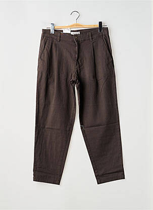 Pantalon chino stretch taille normale marron JACK & JONES homme