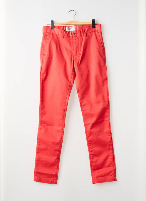 Pantalon chino poches taille normale orange CHEVIGNON homme