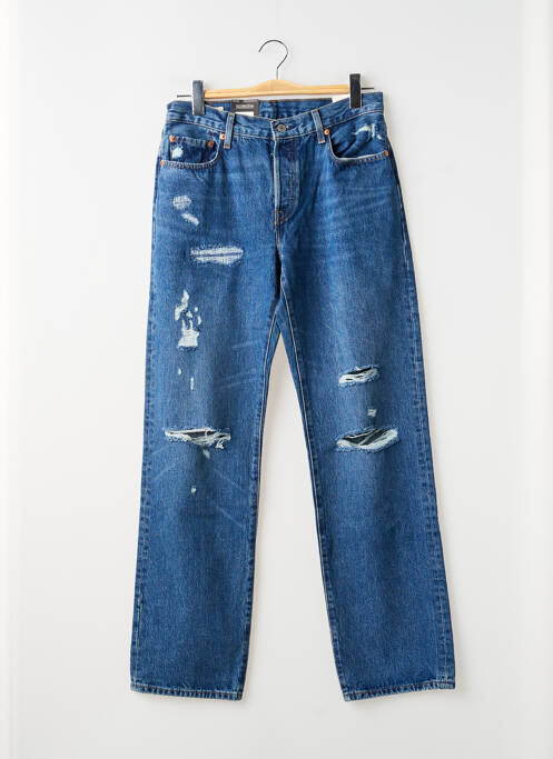 Jeans coupe droite fermeture boutonnée sur le devant taille normale bleu LEVIS homme