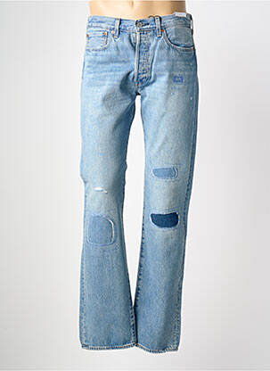 Jeans coupe droite effet usé taille normale bleu LEVIS homme