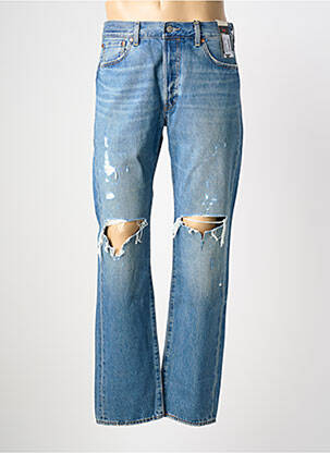 Jeans coupe droite effet usé taille normale bleu LEVIS homme