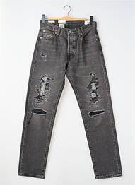 Jeans coupe slim fermeture boutonnée sur le devant taille normale gris LEVIS homme