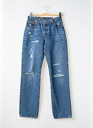 Jeans coupe droite fermeture boutonnée sur le devant bleu LEVI'S garçon