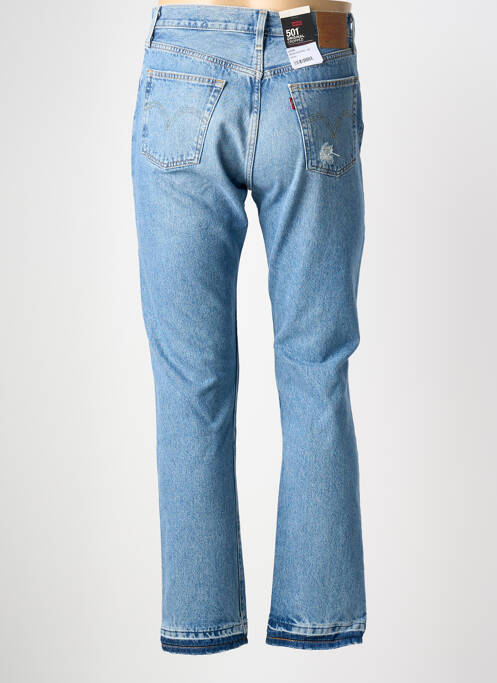 Jeans coupe droite effet usé taille normale bleu LEVIS homme