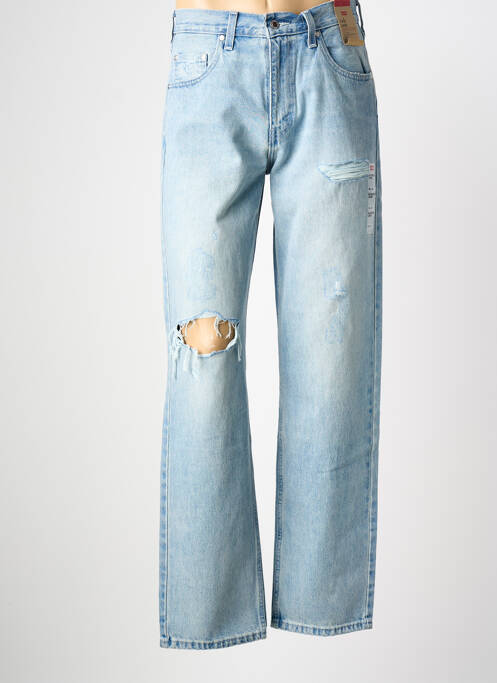 Jeans coupe droite effet usé taille normale bleu LEVIS homme