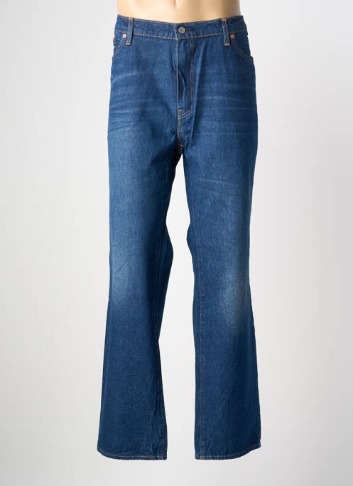 Jeans coupe droite fermeture zippée sous rabat boutonné taille normale bleu LEVIS homme