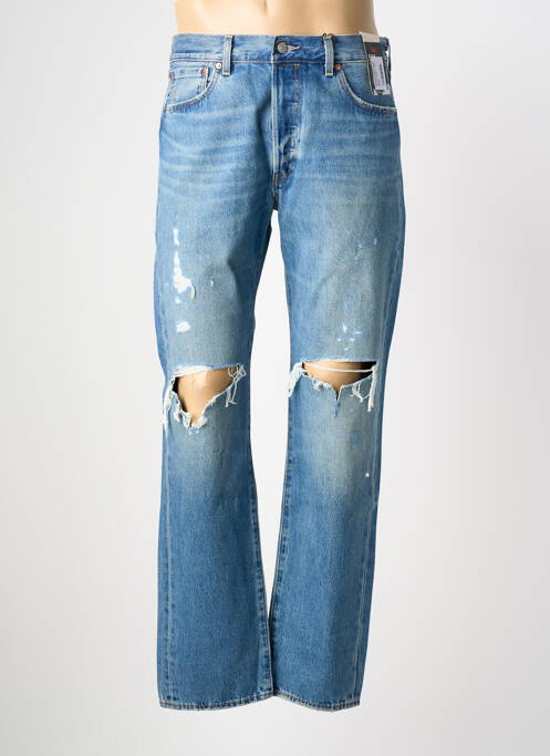 Jeans coupe droite effet usé taille normale bleu LEVIS homme