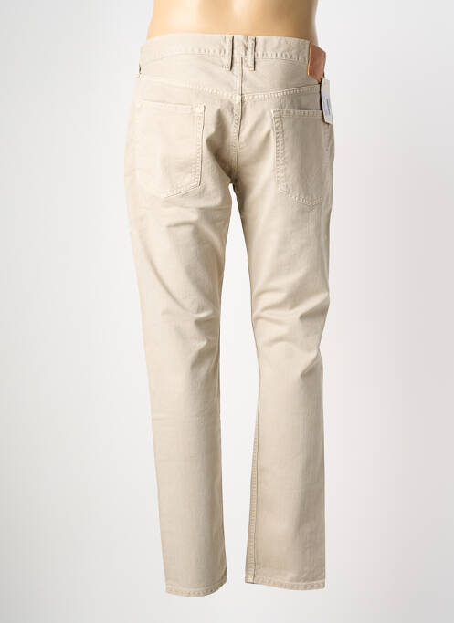 Jeans coupe slim fermeture boutonnée sur le devant taille normale beige PEPE JEANS homme