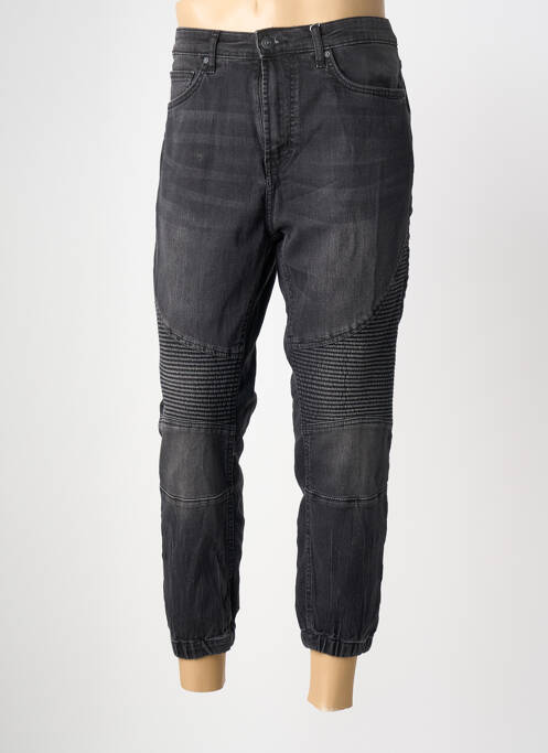 Jeans coupe slim tissage brut taille normale noir CELIO homme