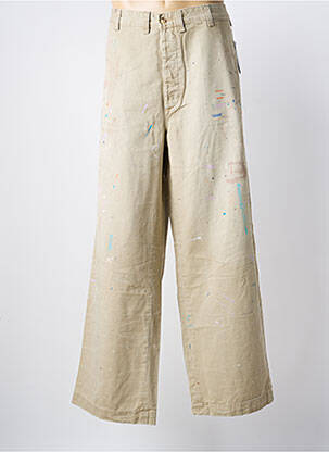 Jeans coupe large stretch taille basse beige RALPH LAUREN homme