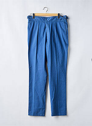 Pantalon droit tissage popeline taille normale bleu RALPH LAUREN homme