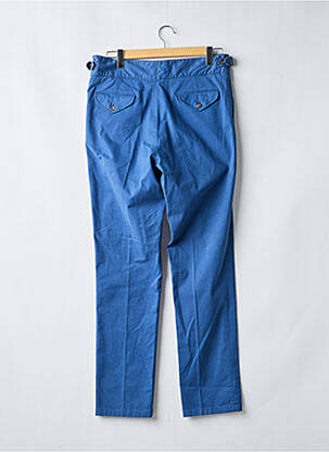 Pantalon droit tissage popeline taille normale bleu RALPH LAUREN homme