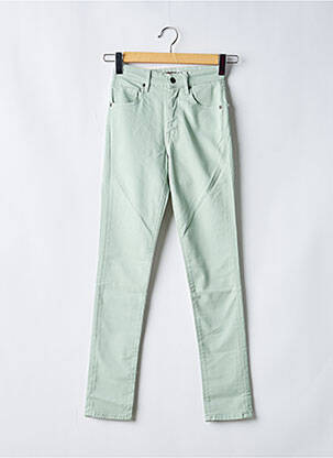 Jeans coupe slim taille normale taille normale vert COMPTOIR DES COTONNIERS femme