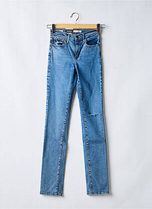 Jeans coupe droite stretch taille normale bleu LEVI'S femme