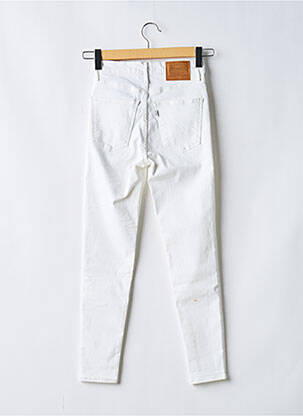 Jeans skinny taille haute taille haute blanc LEVI'S femme