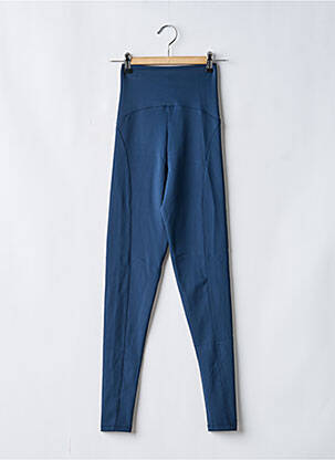 Legging effet matière satinée taille haute bleu DAMART femme