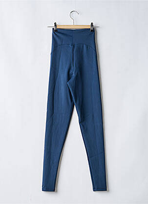 Legging effet matière satinée taille haute bleu DAMART femme