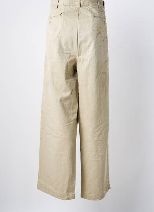 Jeans coupe large stretch taille basse beige RALPH LAUREN homme