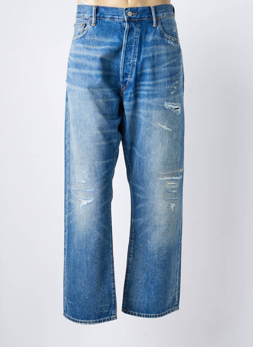 Jeans coupe droite fermeture boutonnée sur le devant taille normale bleu RALPH LAUREN homme