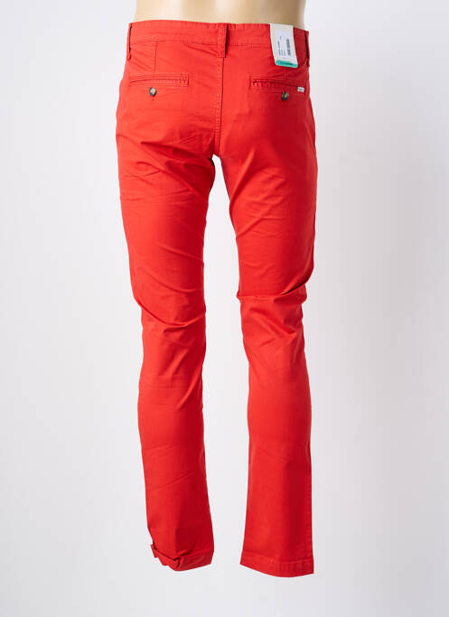 Pantalon chino tissage popeline taille normale orange PEPE JEANS homme