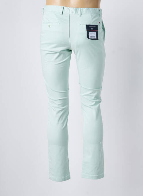 Pantalon chino stretch taille normale vert TOMMY HILFIGER homme