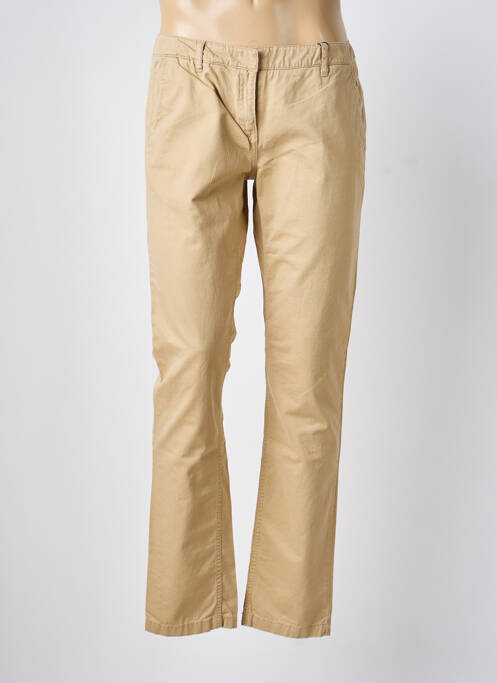 Pantalon chino fermeture zippée sous rabat avec crochet taille normale beige TOMMY HILFIGER homme