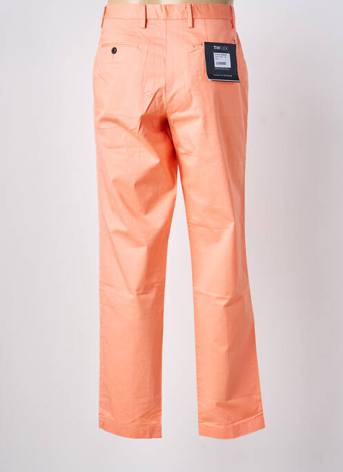 Pantalon chino fermeture zippée sous rabat avec crochet taille normale orange TOMMY HILFIGER homme