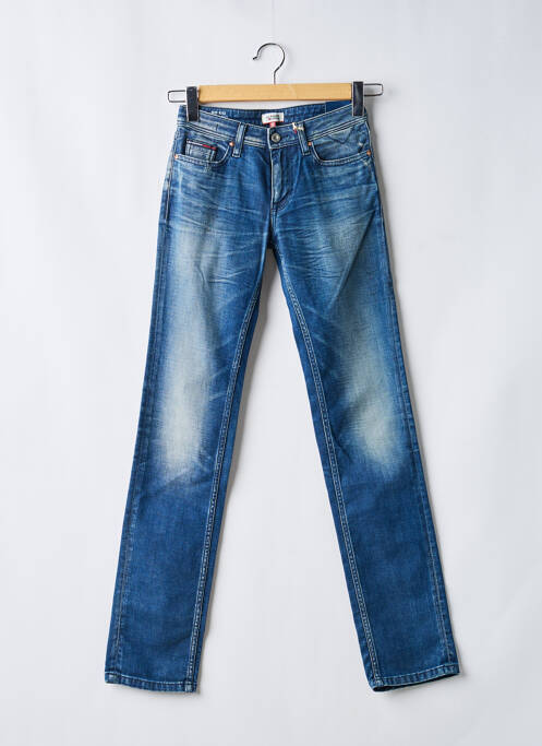 Jeans coupe slim stretch taille normale bleu TOMMY HILFIGER femme