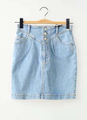 Jupe courte poches bleu IKKS femme