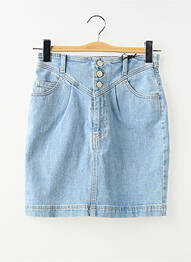 Jupe courte poches bleu IKKS femme