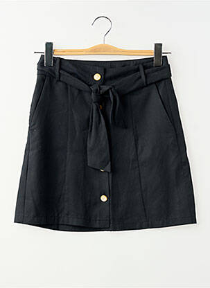 Jupe courte coupe droite noir I.CODE (By IKKS) femme
