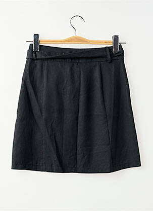 Jupe courte coupe droite noir I.CODE (By IKKS) femme
