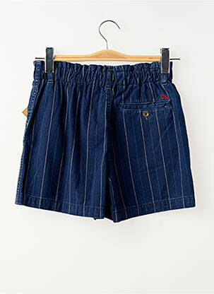 Short fermeture zippée sous rabat boutonné taille élastique bleu RALPH LAUREN fille