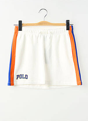 Jupe courte coupe droite blanc RALPH LAUREN fille