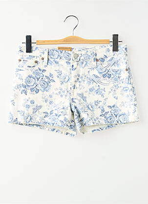 Short fermeture zippée sous rabat boutonné blanc RALPH LAUREN fille