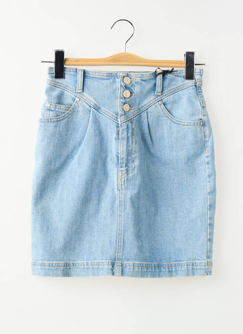 Jupe courte poches bleu IKKS femme
