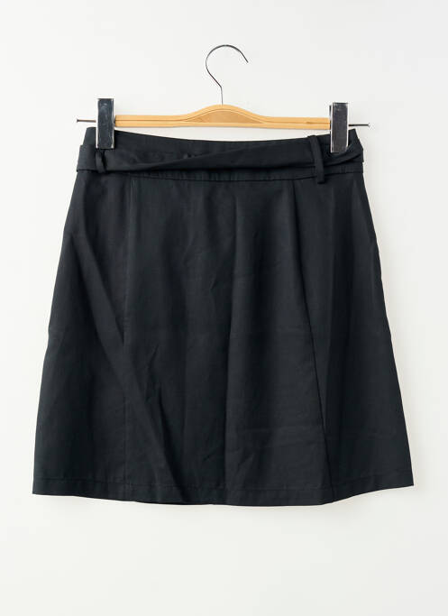 Jupe courte coupe droite noir I.CODE (By IKKS) femme
